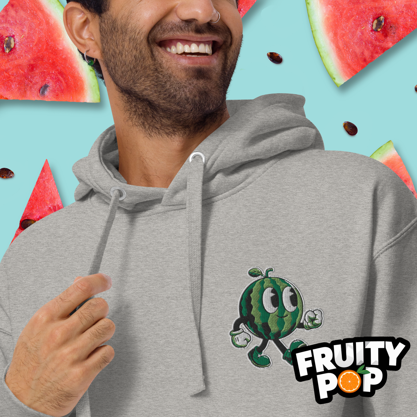 🍉 Melon Max- Sweet N' Juicy Melon Flower Unisex Pullover Hoodie 🍉