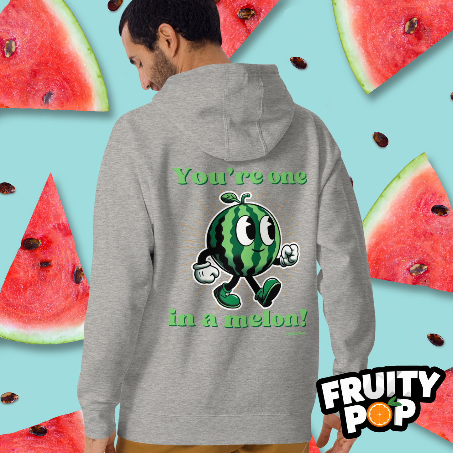 🍉 Melon Max- You're One In A Melon! Unisex Pullover Hoodie 🍉