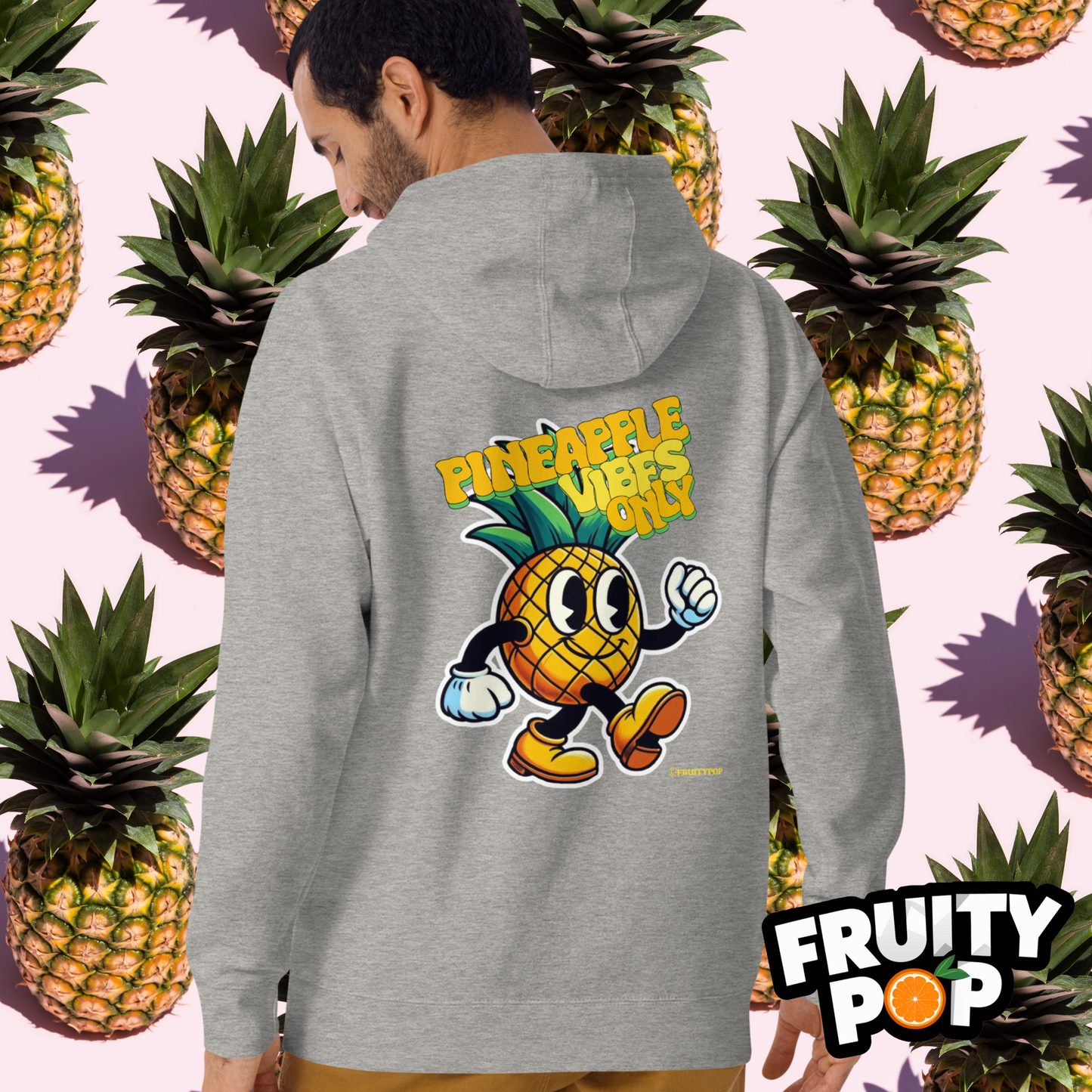 🍍 Pineapple Perry- Pineapple Vibes Only Unisex Pullover Hoodie 🍍