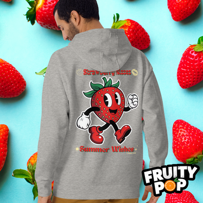 🍓 Strawberry Stan- Strawberry Kisses Summer Wishes Unisex Pullover Hoodie 🍓