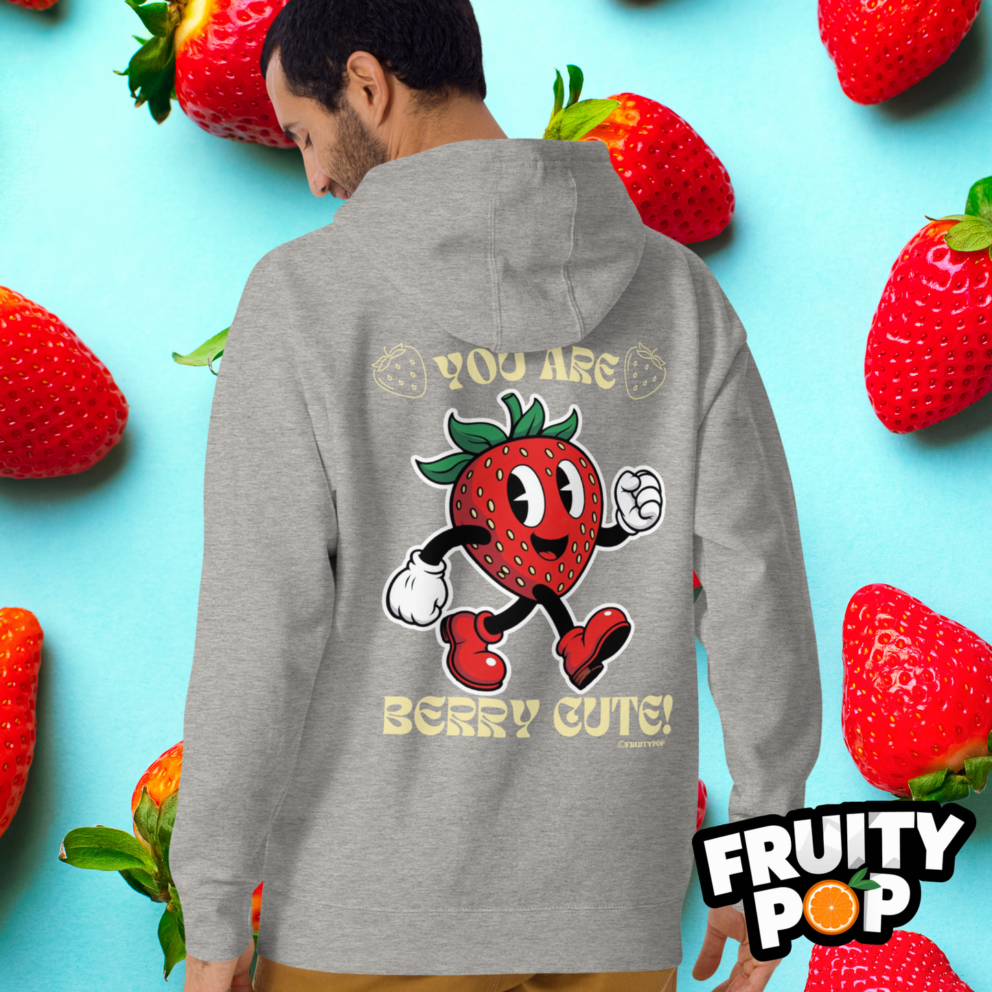 🍓 Strawberry Stan- You Are Berry Cute! Unisex Pullover Hoodie 🍓