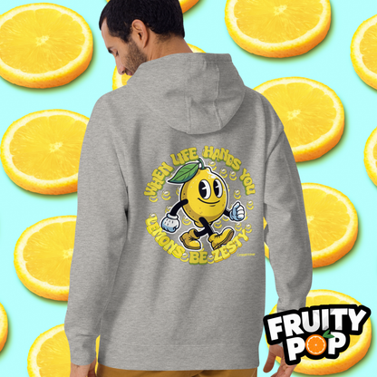 🍋 Lemon Lenny- When Life Hands You Lemons Be Zesty Unisex Pullover Hoodie 🍋