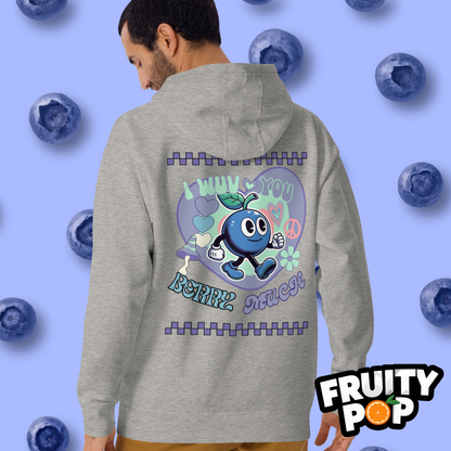 🍒💙 Blueberry Blake - I Wuv You Berry Much Kennedy Edition Unisex Pullover Hoodie 🍒💙