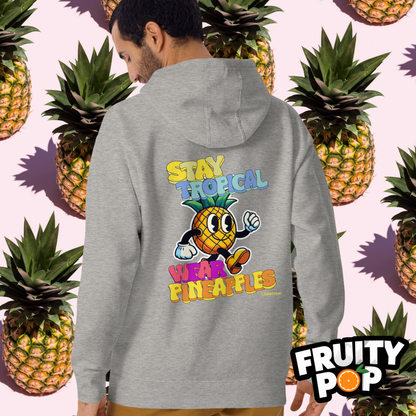 🍍 Pineapple Perry- Stay Tropical Wear Pineapples Unisex Pullover Hoodie 🍍