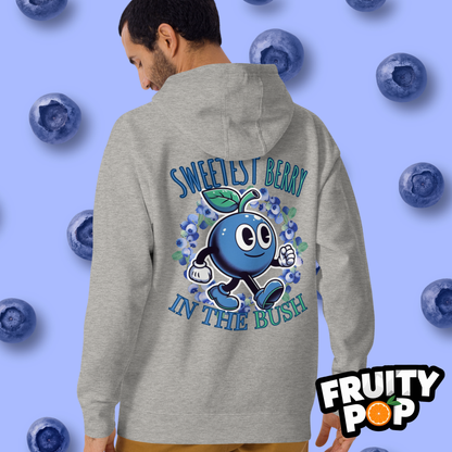 🍒💙 Blueberry Blake - Sweetest Berry In The Bush Wreath Unisex Pullover Hoodie 🍒💙
