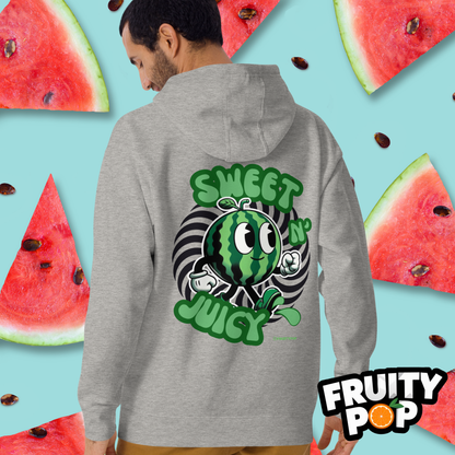 🍉Melon Max- Sweet N' Juicy Circle Illusion Light Unisex Pullover Hoodie 🍉