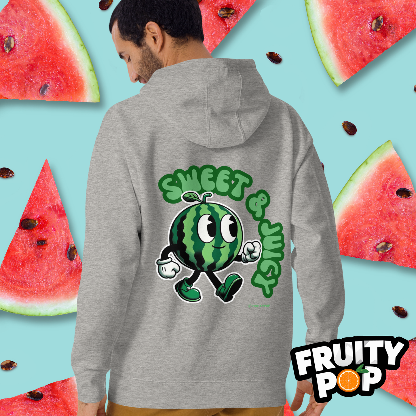 🍉 Melon Max- Sweet N' Juicy Unisex Pullover Hoodie 🍉
