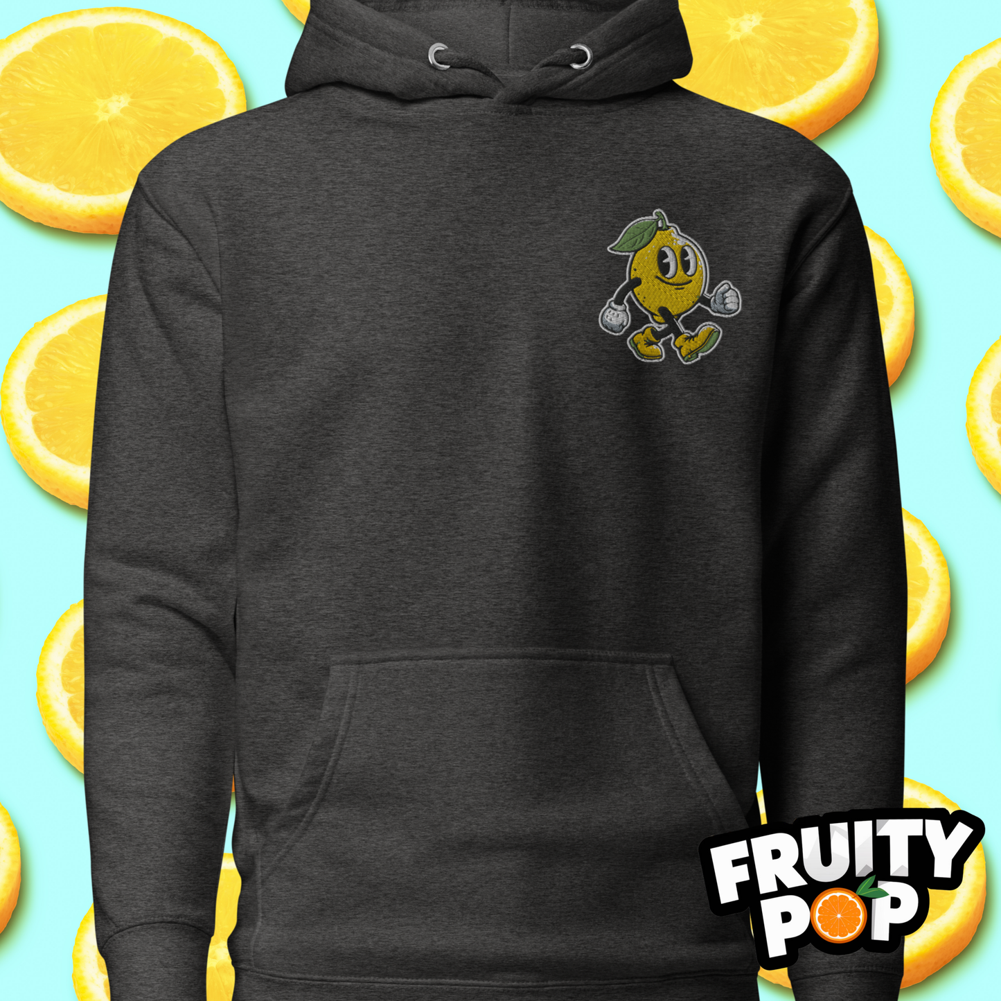 🍋 Lemon Lenny- When Life Hands You Lemons Be Zesty Unisex Pullover Hoodie 🍋