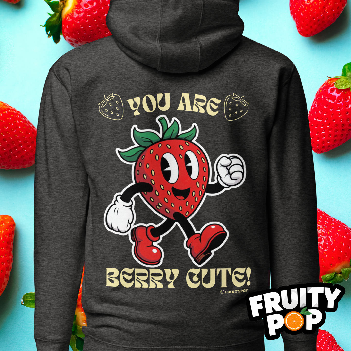 🍓 Strawberry Stan- You Are Berry Cute! Unisex Pullover Hoodie 🍓