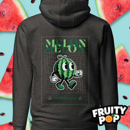 🍉 Melon Max- Melon Melon Futuristic Unisex Pullover Hoodie 🍉