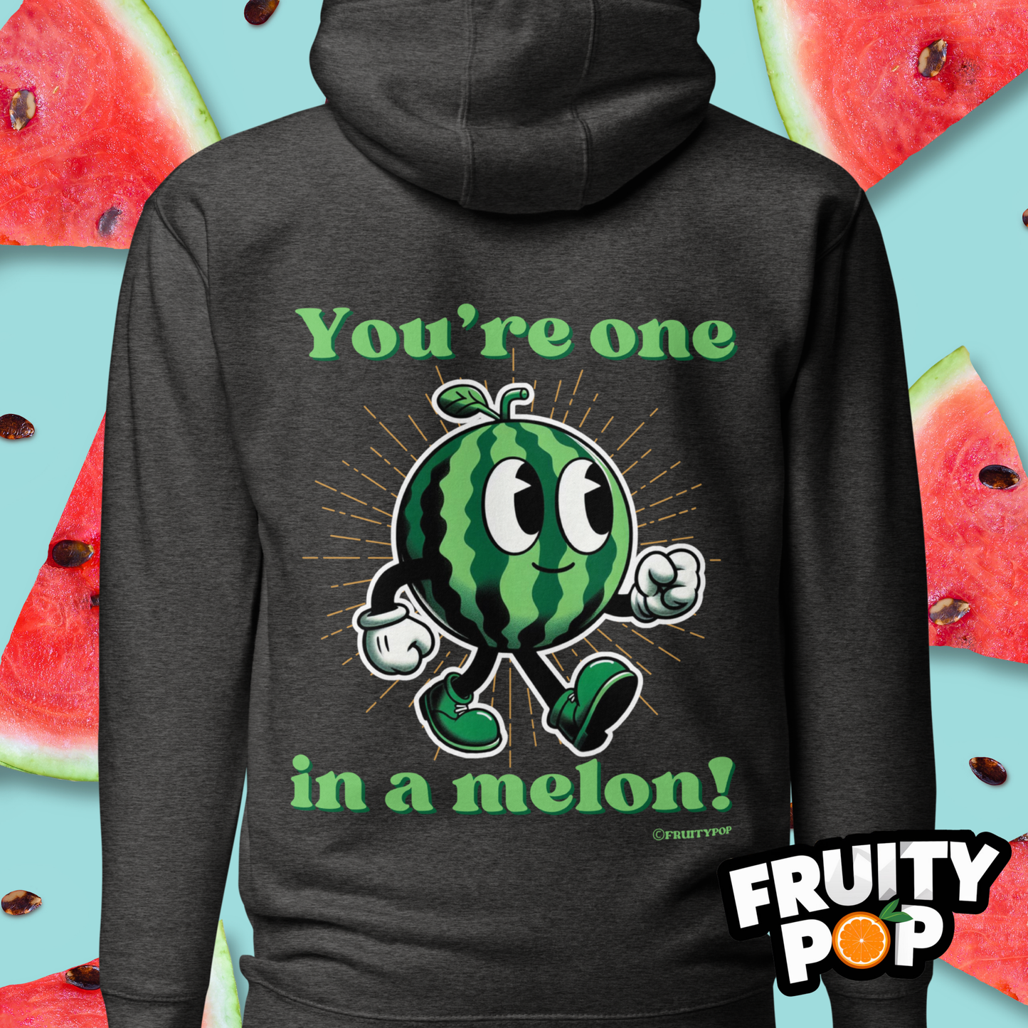 🍉 Melon Max- You're One In A Melon! Unisex Pullover Hoodie 🍉