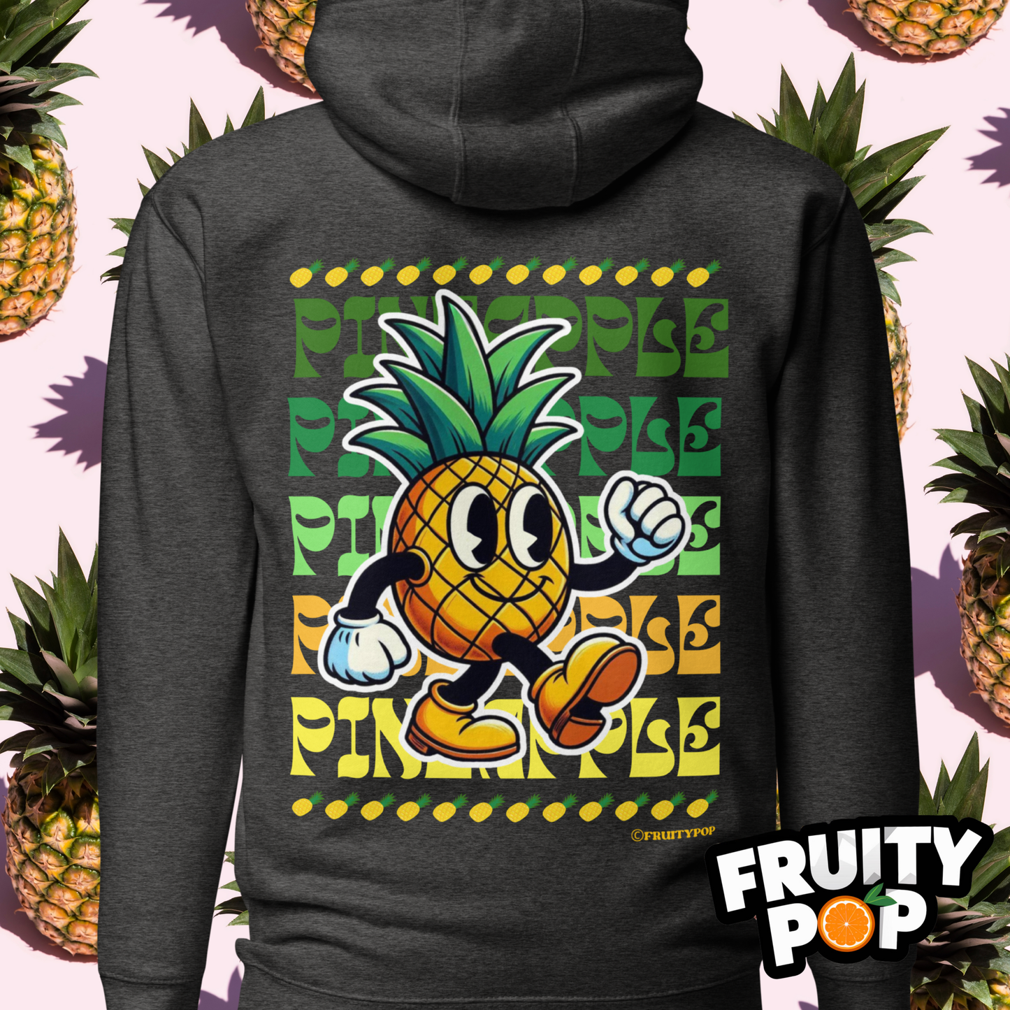 🍍 Pineapple Perry- PINEAPPLE PINEAPPLE PINEAPPLE Unisex Pullover Hoodie 🍍