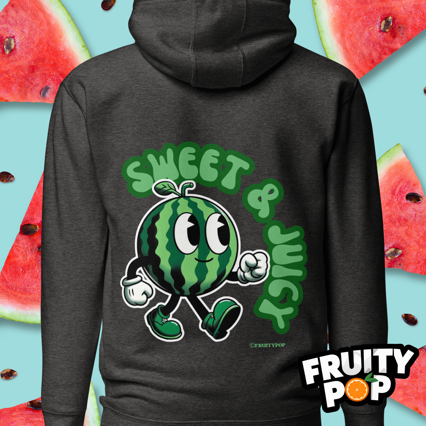 🍉 Melon Max- Sweet N' Juicy Unisex Pullover Hoodie 🍉