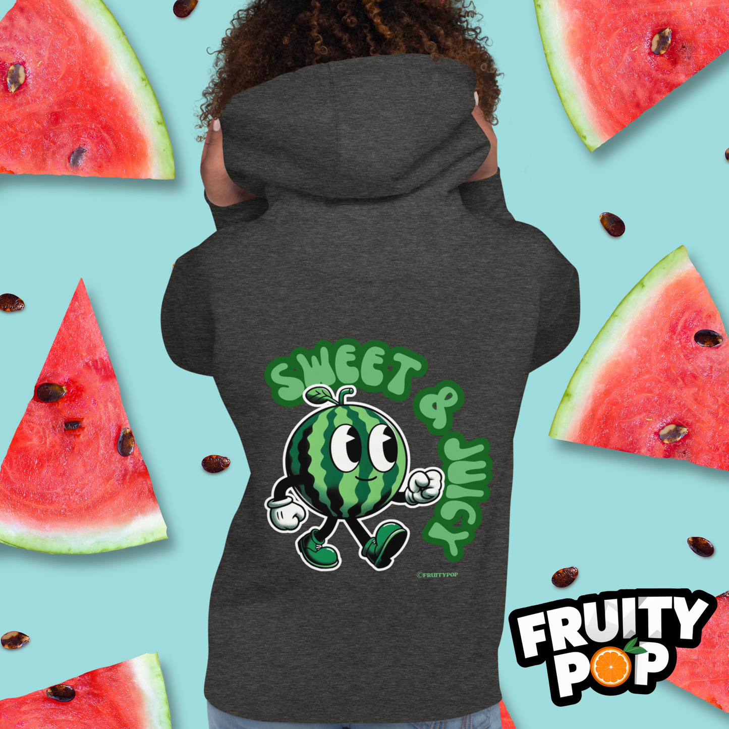 🍉 Melon Max- Sweet N' Juicy Unisex Pullover Hoodie 🍉