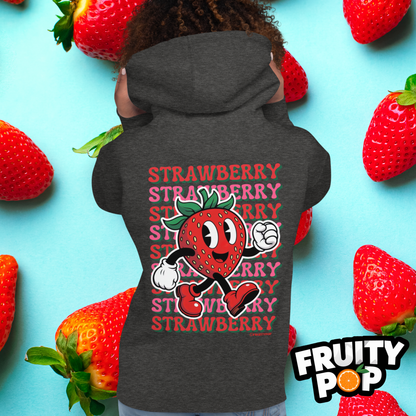 🍓 Strawberry Stan- STRAWBERRY STRAWBERRY STRAWBERRY Unisex Pullover Hoodie 🍓