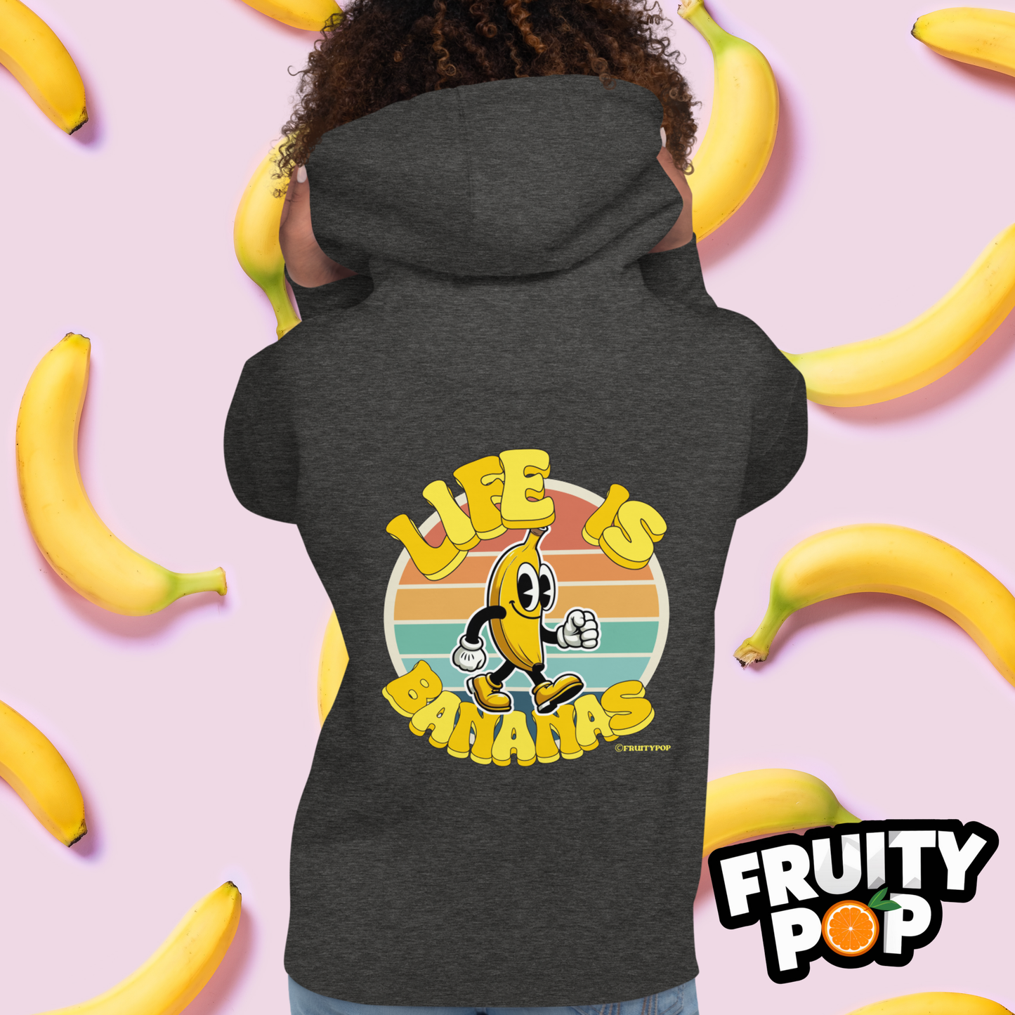🍌 Banana Billy- Life Is Bananas Unisex Pullover Hoodie 🍌