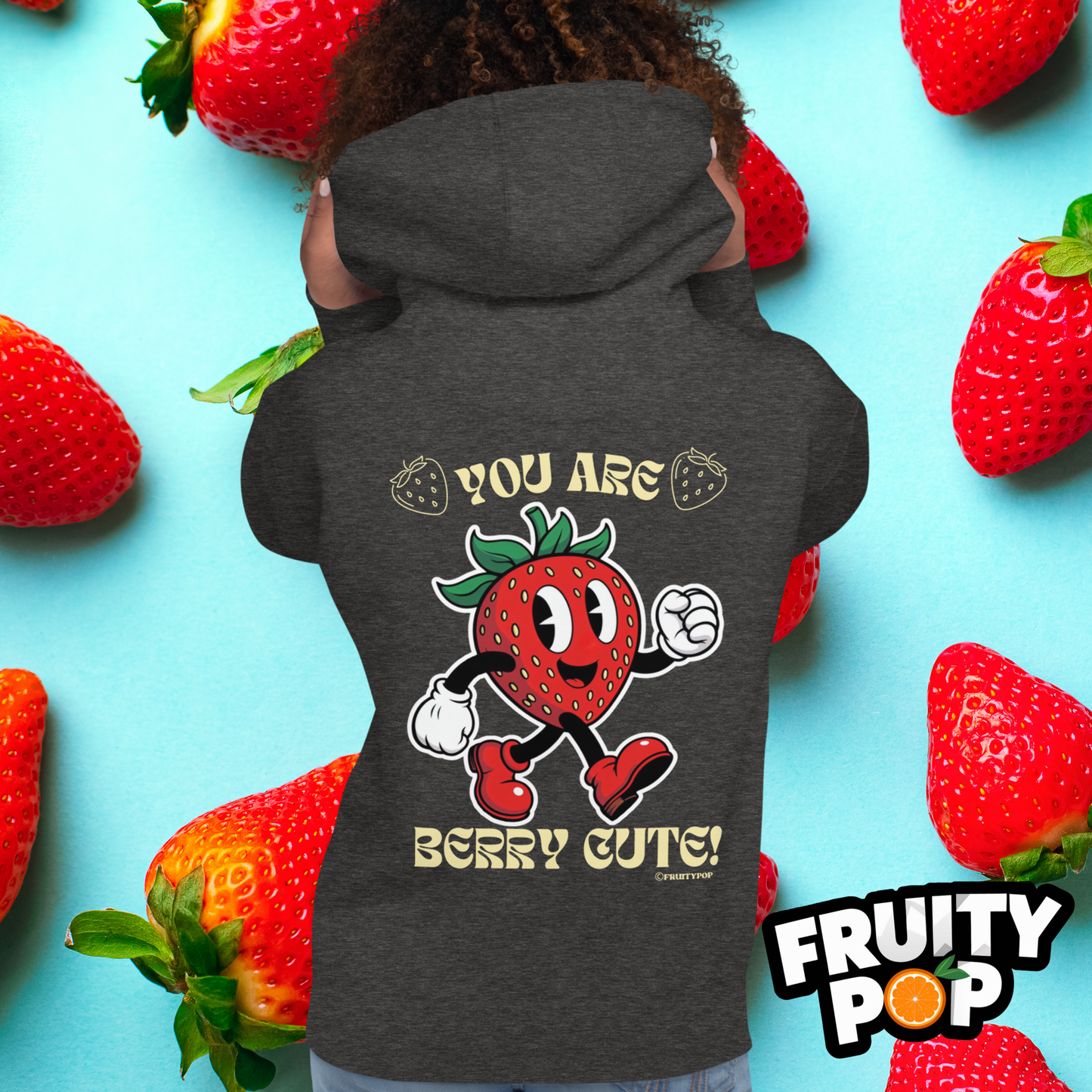 🍓 Strawberry Stan- You Are Berry Cute! Unisex Pullover Hoodie 🍓