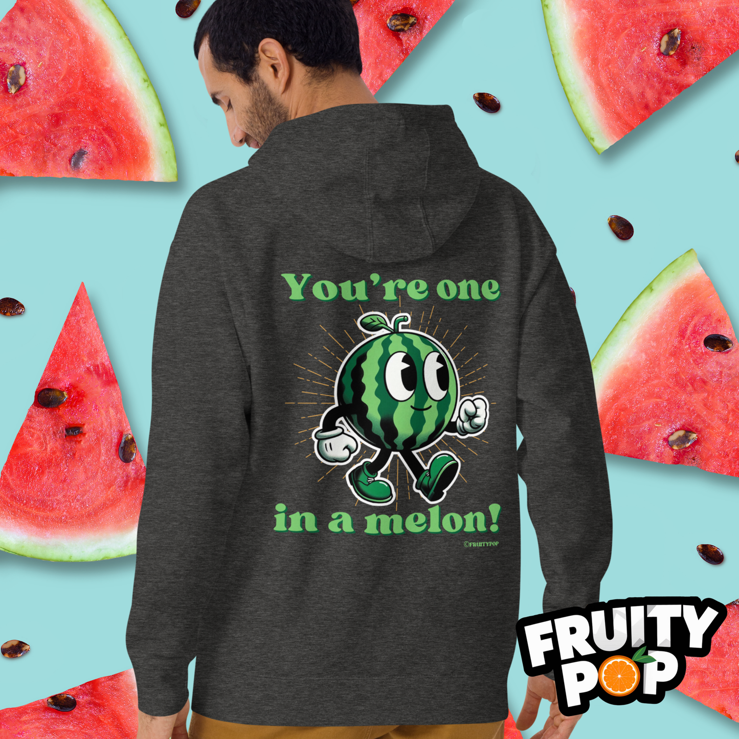 🍉 Melon Max- You're One In A Melon! Unisex Pullover Hoodie 🍉