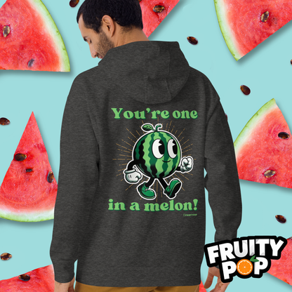 🍉 Melon Max- You're One In A Melon! Unisex Pullover Hoodie 🍉