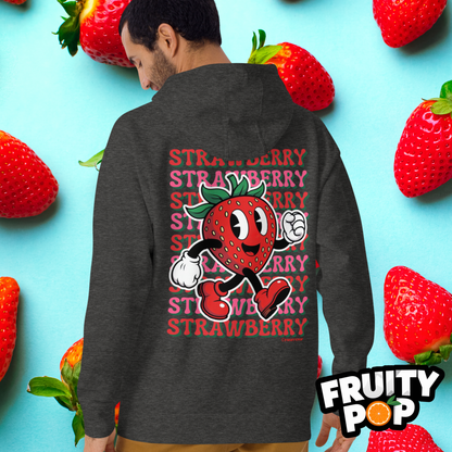 🍓 Strawberry Stan- STRAWBERRY STRAWBERRY STRAWBERRY Unisex Pullover Hoodie 🍓