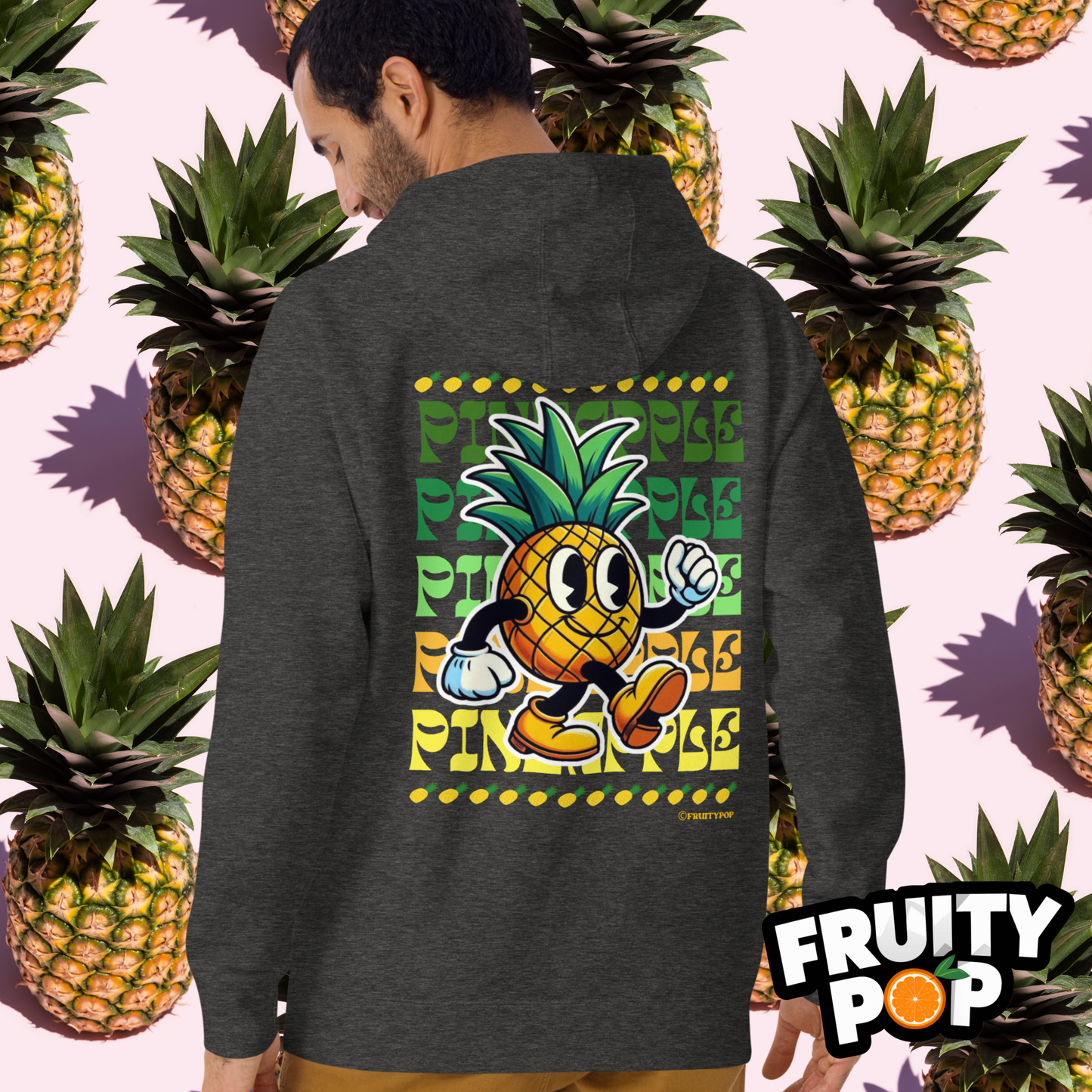 🍍 Pineapple Perry- PINEAPPLE PINEAPPLE PINEAPPLE Unisex Pullover Hoodie 🍍