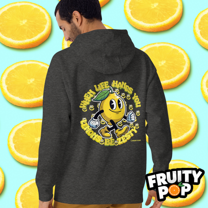 🍋 Lemon Lenny- When Life Hands You Lemons Be Zesty Unisex Pullover Hoodie 🍋
