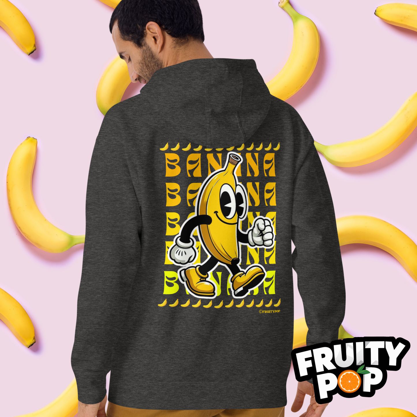🍌 Banana Billy- BANANA BANANA BANANA Unisex Pullover Hoodie 🍌