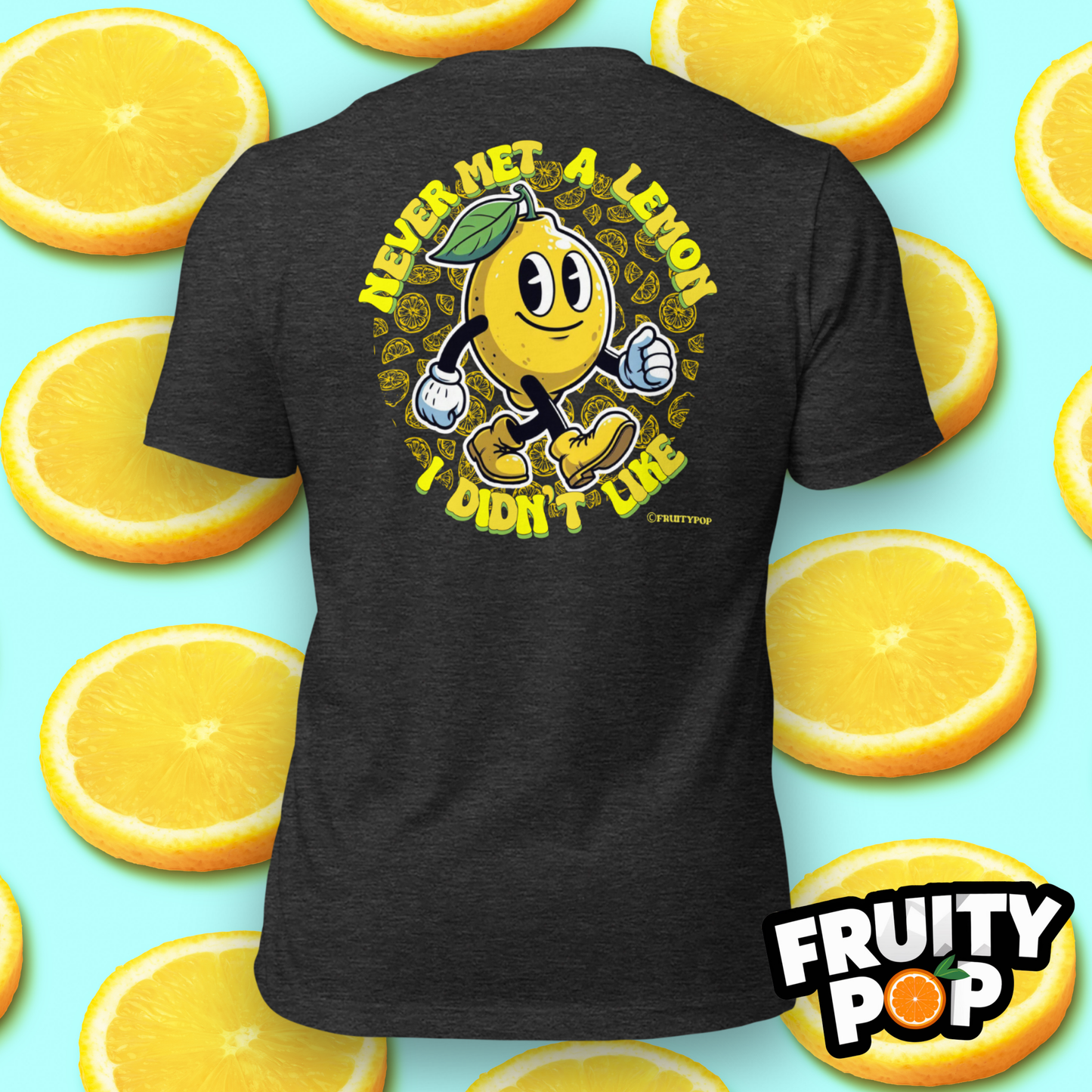 Embroidered Lemon Lenny- Never Met A Lemon I Didn't Like