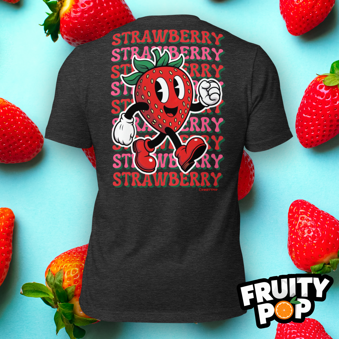 Embroidered Strawberry Stan- STRAWBERRY STRAWBERRY STRAWBERRY