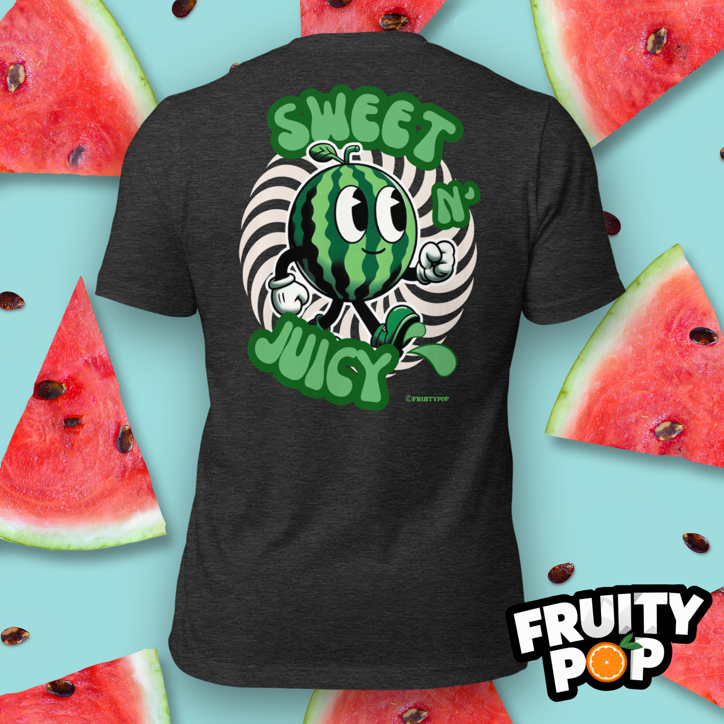 Embroidered Melon Max- Sweet N' Juicy Circle Illusion