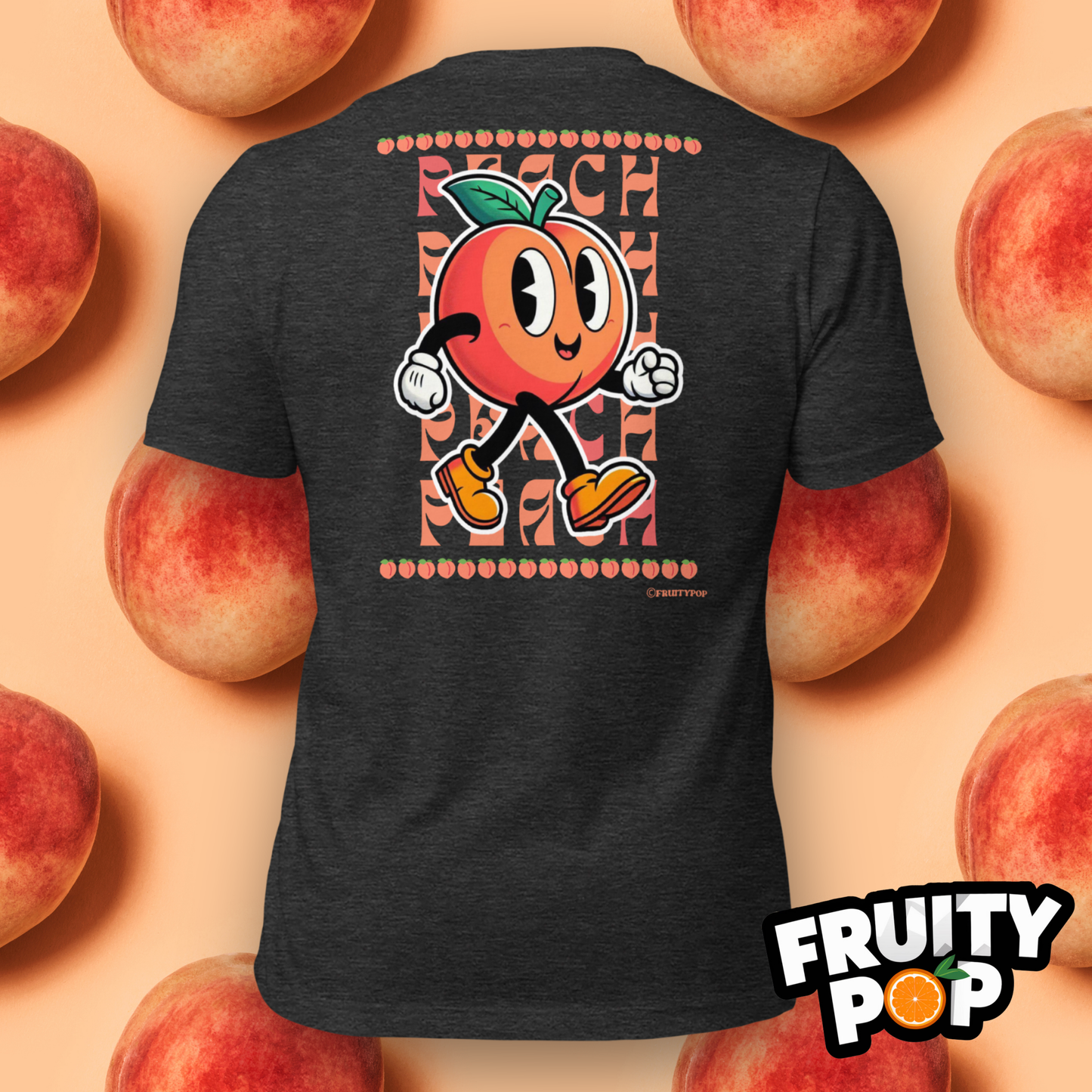 Embroidered Peach Pete- PEACH PEACH PEACH