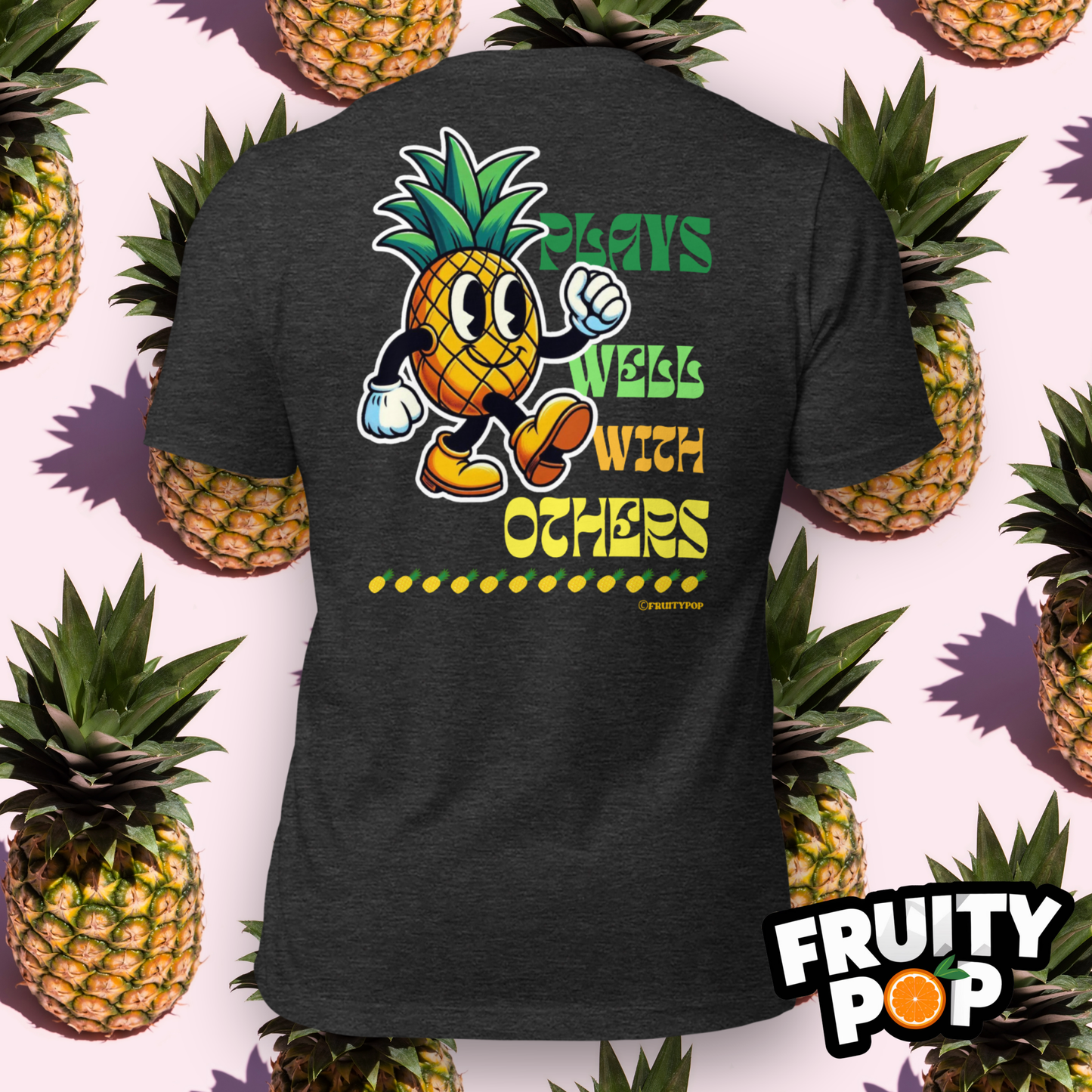 Embroidered Pineapple Perry- Plays Well With Others