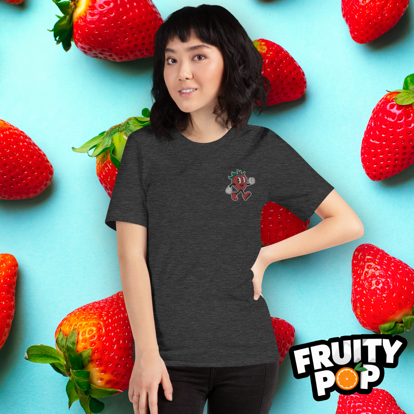 Embroidered Strawberry Stan- You Are Berry Cute!