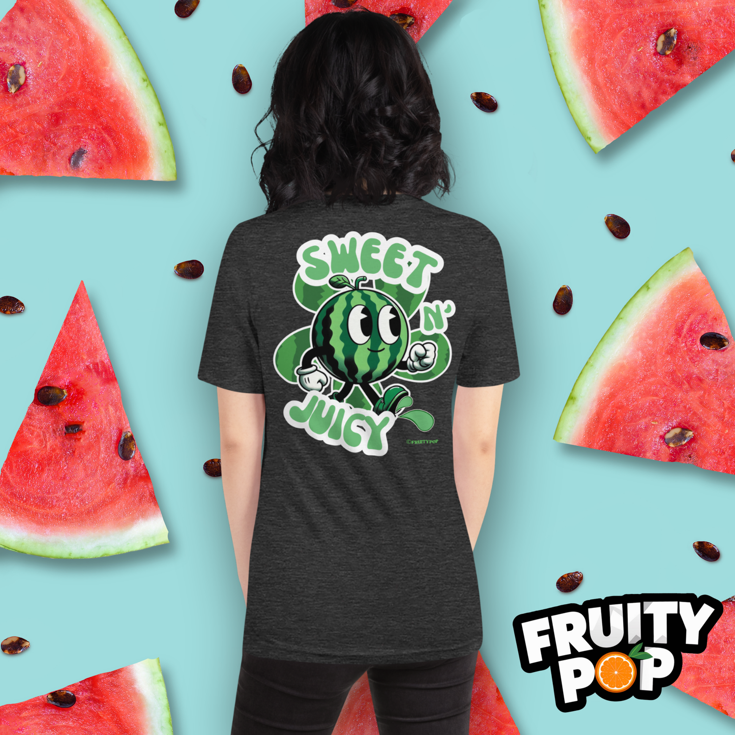 Embroidered Melon Max- Sweet N' Juicy Melon Flower