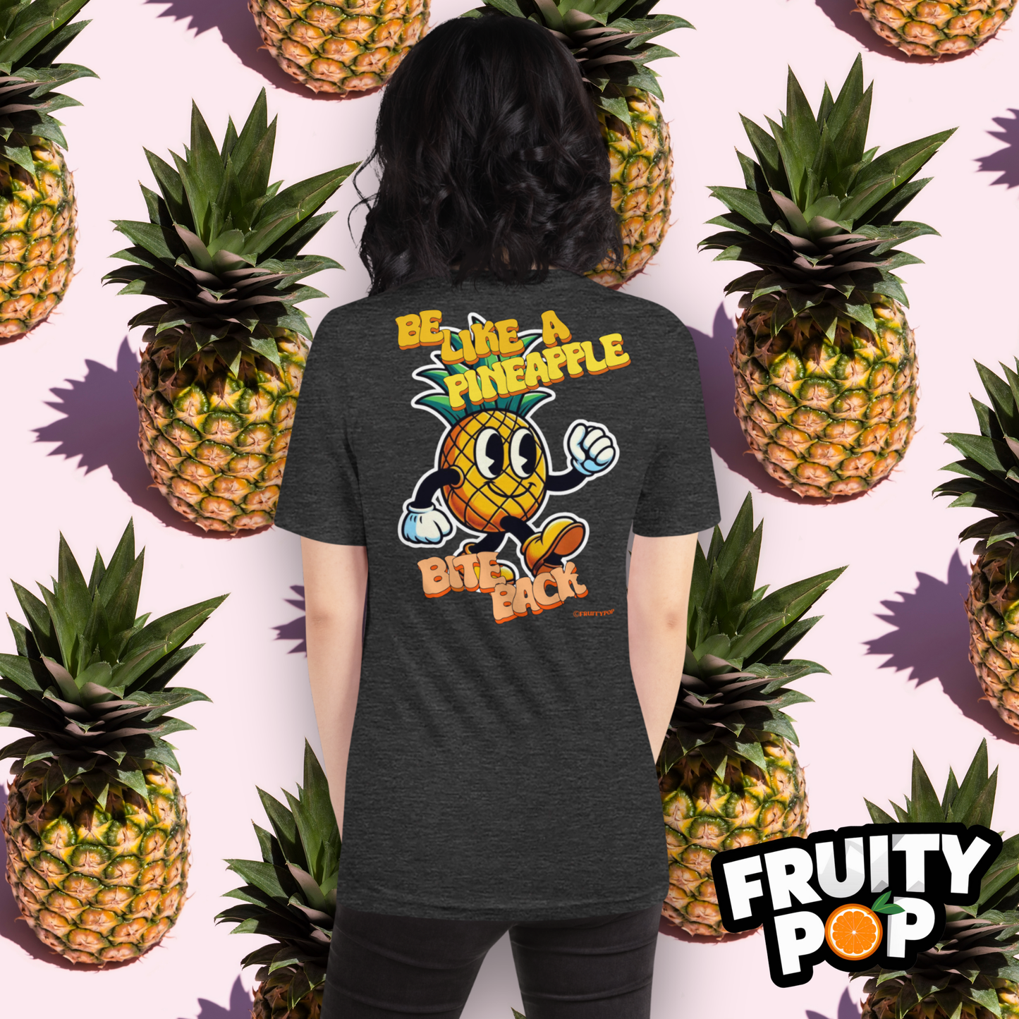 Embroidered Pineapple Perry- Be Like A Pineapple Bite Back