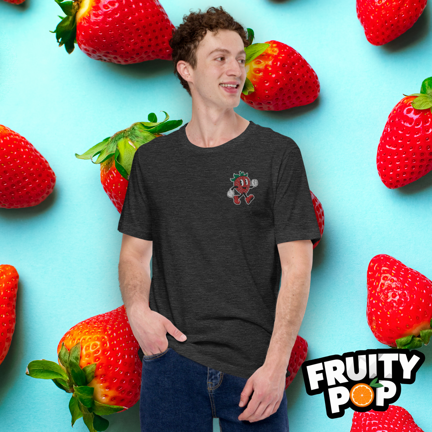 Embroidered Strawberry Stan- You Are Berry Cute!