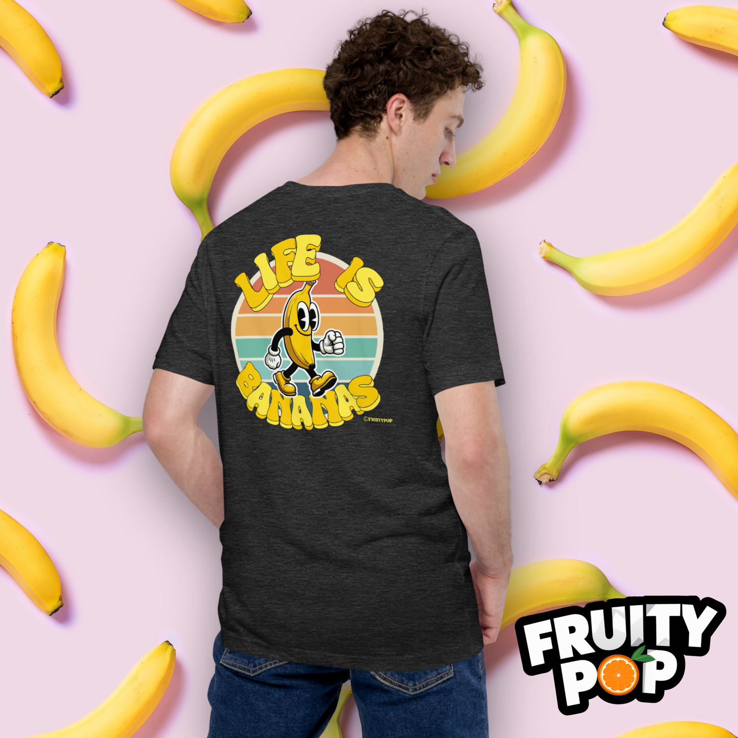 Embroidered Banana Billy- Life Is Bananas