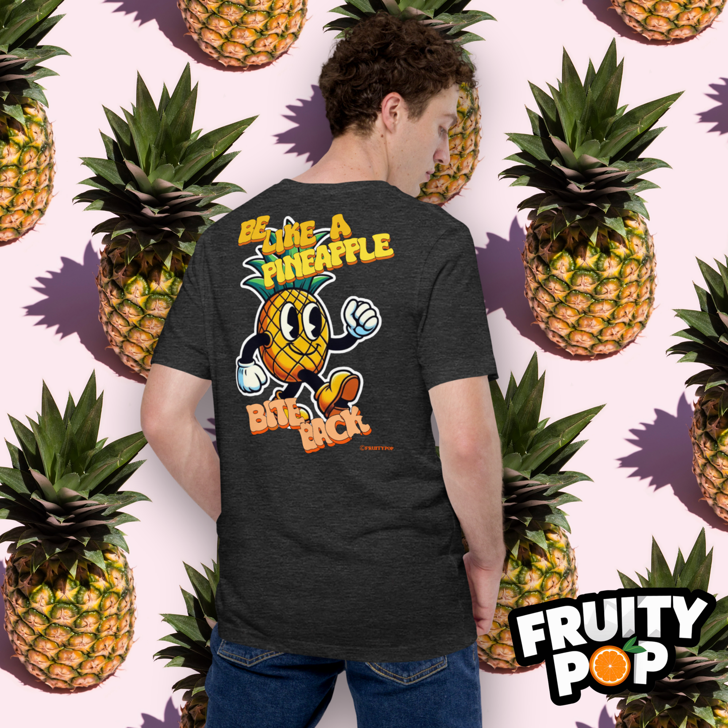 Embroidered Pineapple Perry- Be Like A Pineapple Bite Back