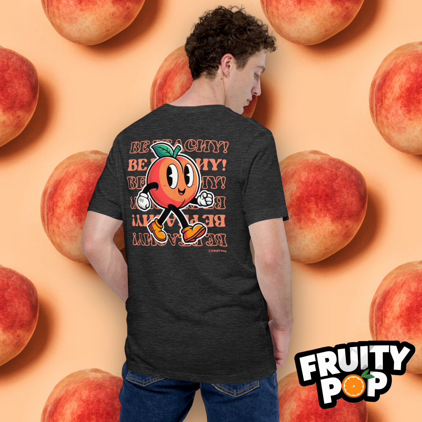 Embroidered Peach Pete- Hollow Be Peachy Be Peachy