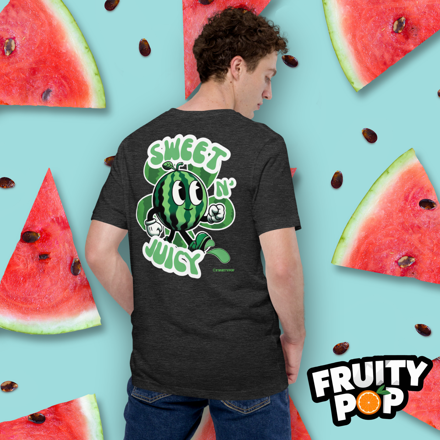Embroidered Melon Max- Sweet N' Juicy Melon Flower