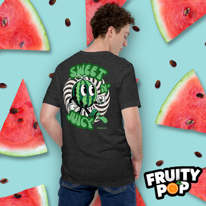 Embroidered Melon Max- Sweet N' Juicy Circle Illusion