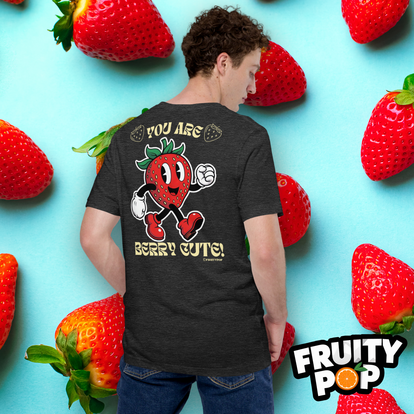 Embroidered Strawberry Stan- You Are Berry Cute!