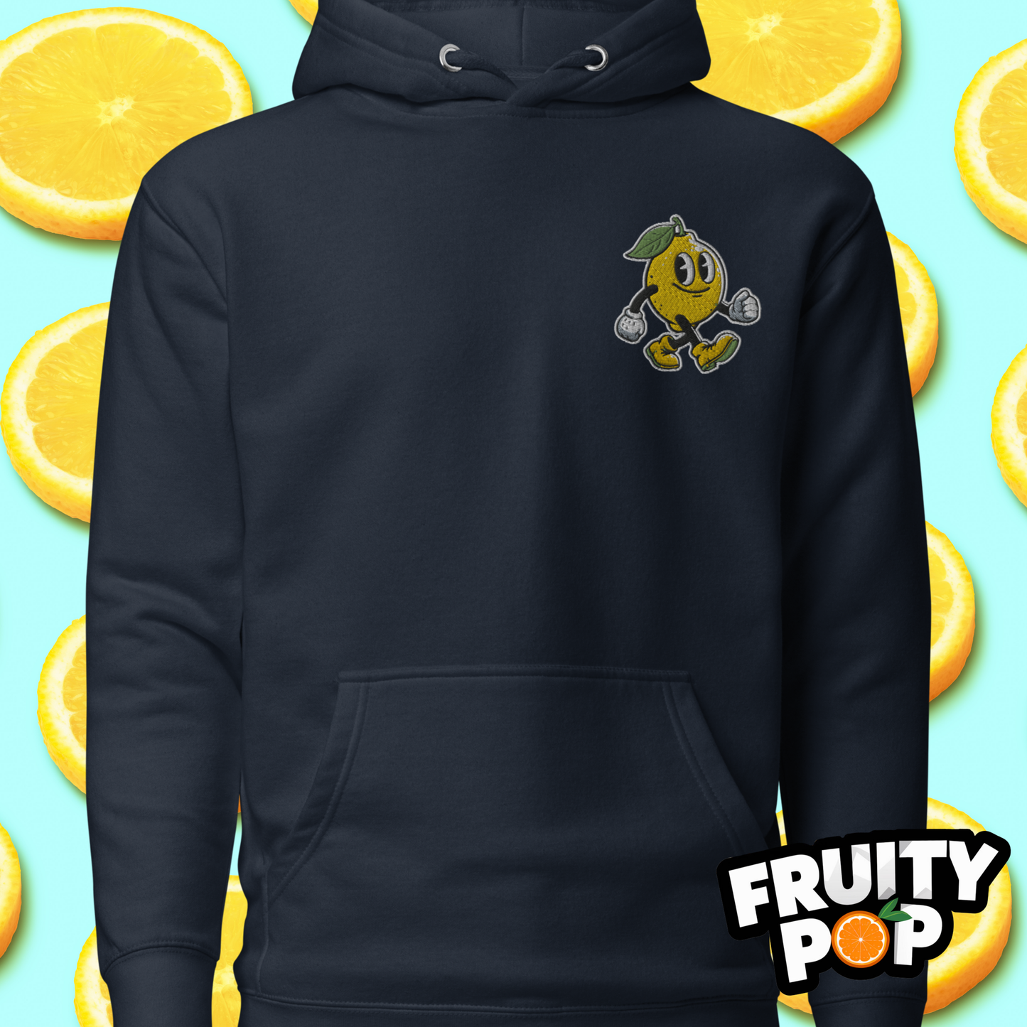 🍋 Lemon Lenny- When Life Hands You Lemons Be Zesty Unisex Pullover Hoodie 🍋