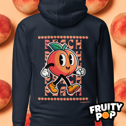 🍑 Peach Pete- PEACH PEACH PEACH Unisex Pullover Hoodie 🍑