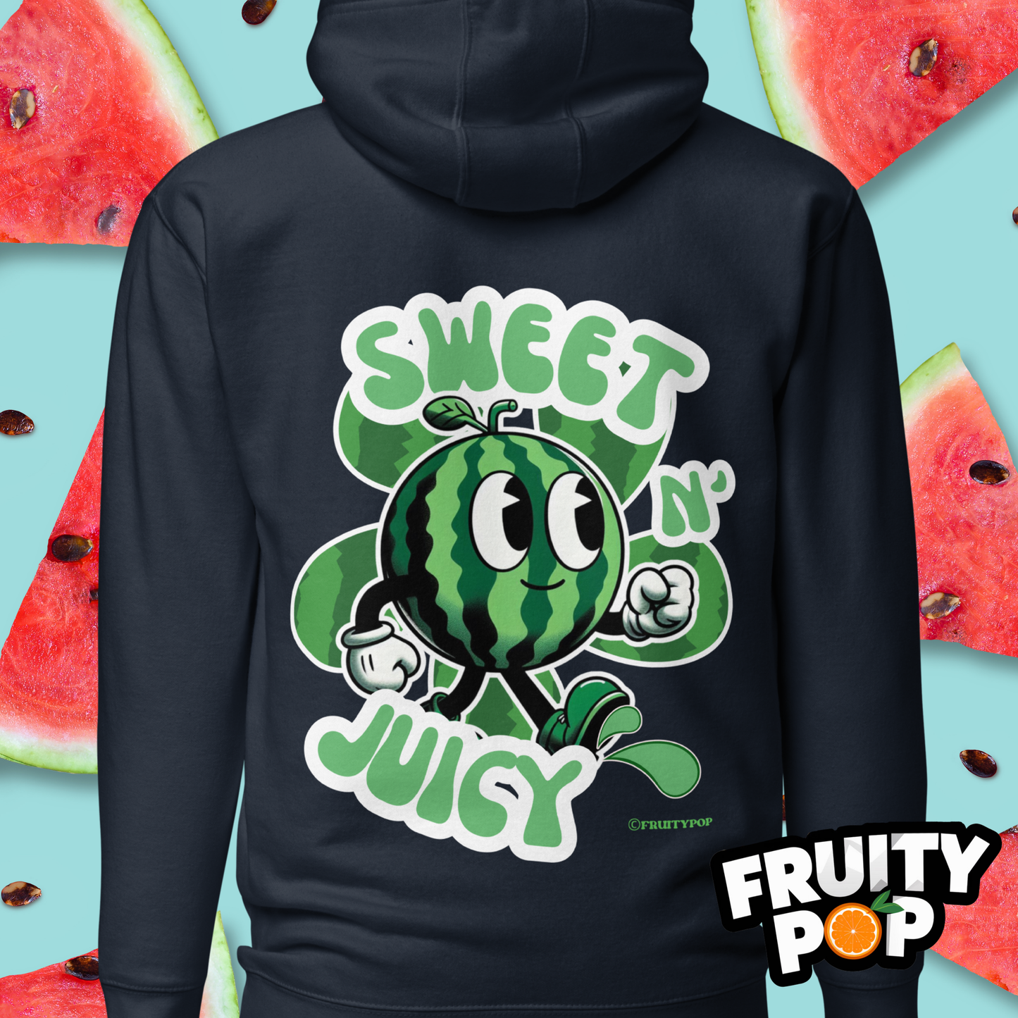 🍉 Melon Max- Sweet N' Juicy Melon Flower Unisex Pullover Hoodie 🍉