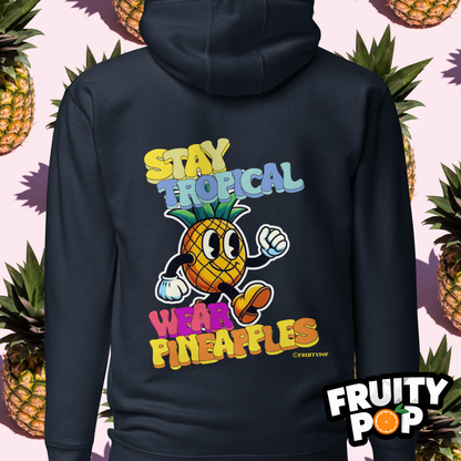 🍍 Pineapple Perry- Stay Tropical Wear Pineapples Unisex Pullover Hoodie 🍍