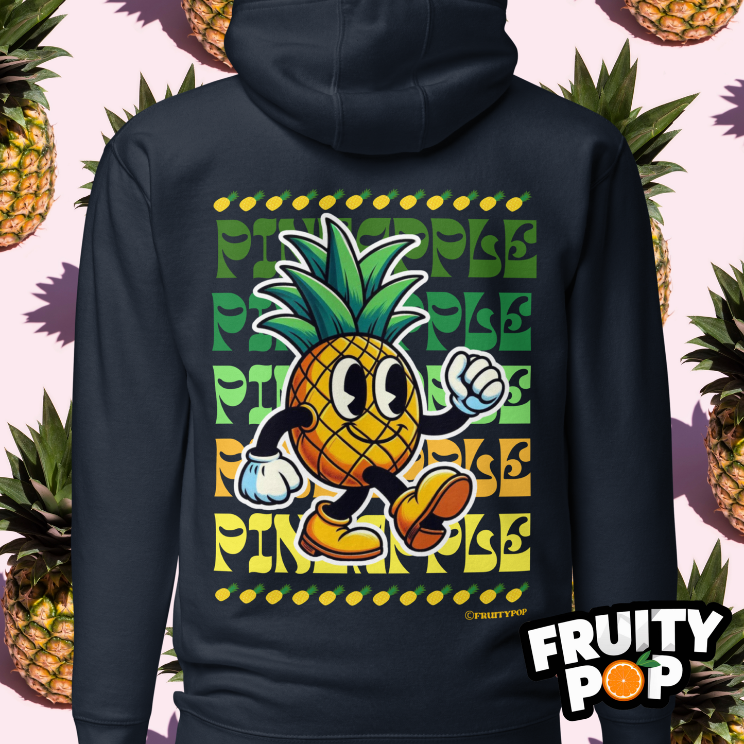 🍍 Pineapple Perry- PINEAPPLE PINEAPPLE PINEAPPLE Unisex Pullover Hoodie 🍍