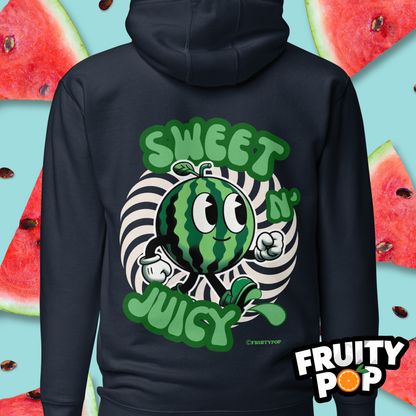 🍉 Melon Max- Sweet N' Juicy Circle Illusion Unisex Pullover Hoodie 🍉