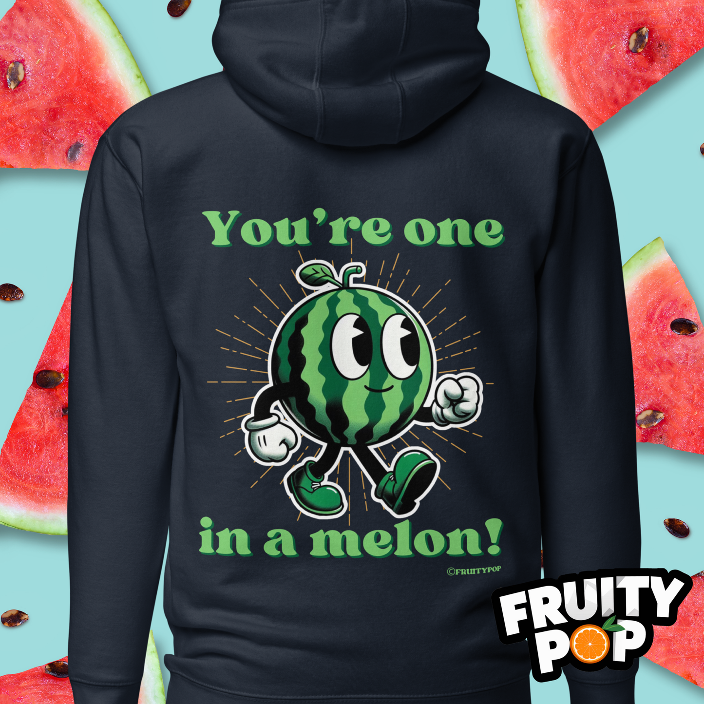 🍉 Melon Max- You're One In A Melon! Unisex Pullover Hoodie 🍉