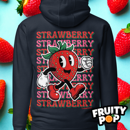 🍓 Strawberry Stan- STRAWBERRY STRAWBERRY STRAWBERRY Unisex Pullover Hoodie 🍓